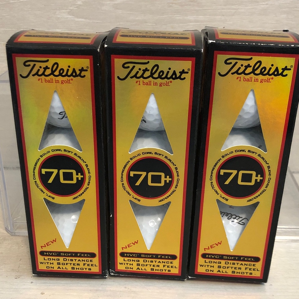 Titleist Golf Balls A Set of 9 HVC Soft Feel 70+ NEW in BOX